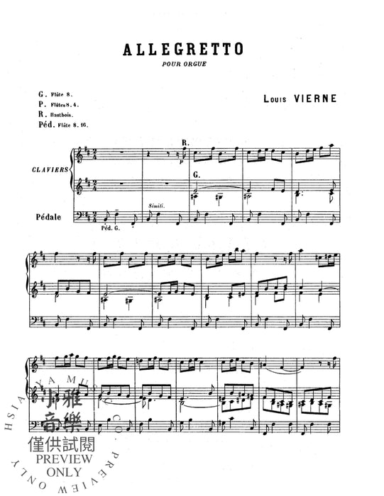 Allegretto for Organ 管風琴 | 小雅音樂 Hsiaoya Music