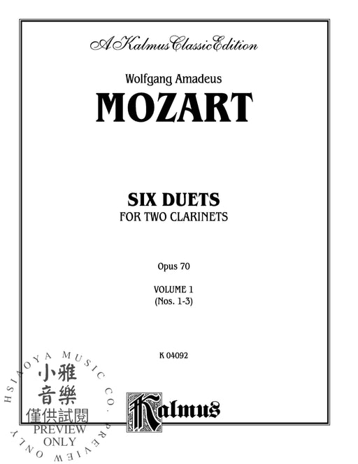Six Duets, Volume I (Nos. 1-3) 莫札特 二重奏 | 小雅音樂 Hsiaoya Music