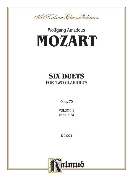 Six Duets, Volume I (Nos. 1-3) 莫札特 二重奏 | 小雅音樂 Hsiaoya Music