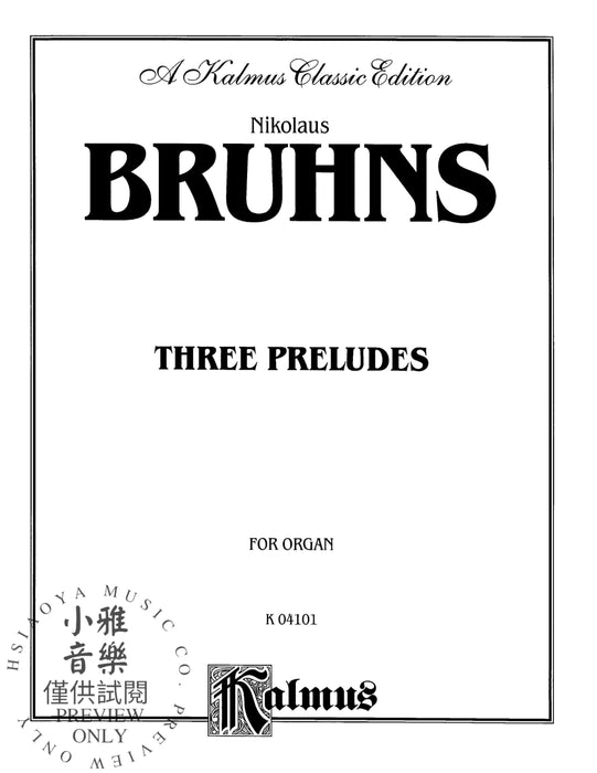 Three Preludes and Fugues 前奏曲 復格曲 | 小雅音樂 Hsiaoya Music