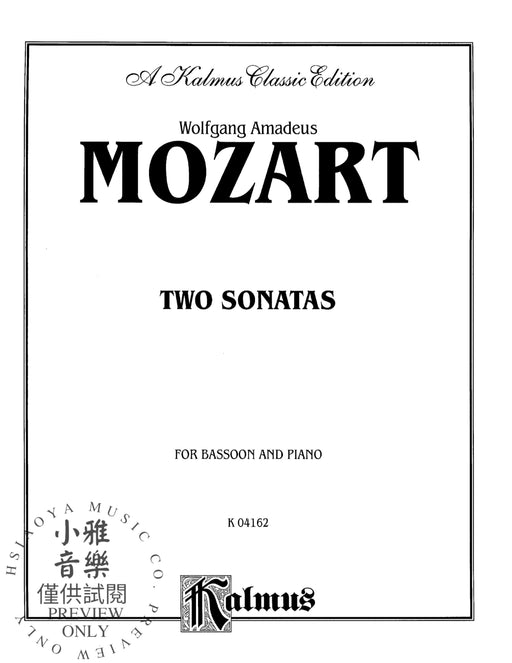 Two Sonatas 莫札特 奏鳴曲 | 小雅音樂 Hsiaoya Music
