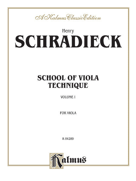 School of Viola Technique, Volume I 施拉迪克 中提琴 | 小雅音樂 Hsiaoya Music