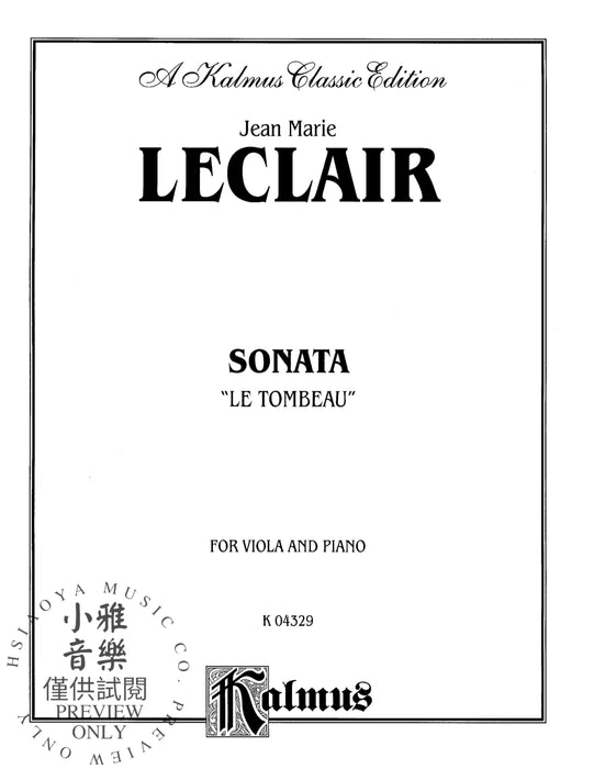Sonata "Le Tombeau" 奏鳴曲 | 小雅音樂 Hsiaoya Music