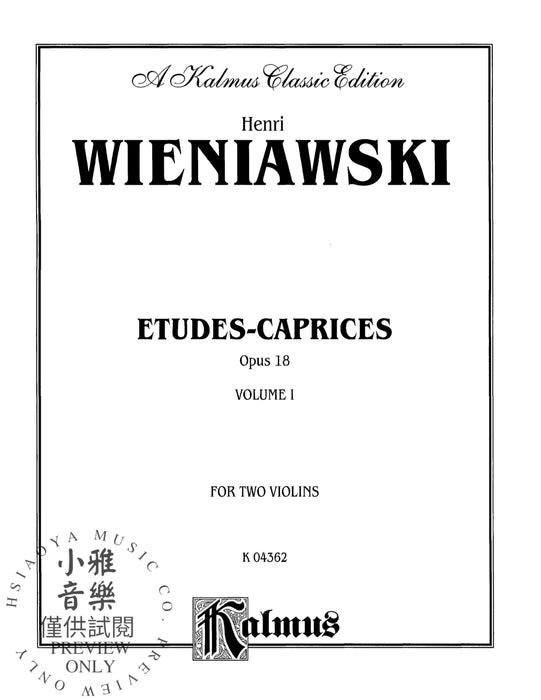 Etudes-Caprices, Opus 18 練習曲 隨想曲 作品 | 小雅音樂 Hsiaoya Music
