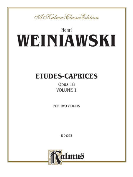 Etudes-Caprices, Opus 18 練習曲 隨想曲 作品 | 小雅音樂 Hsiaoya Music