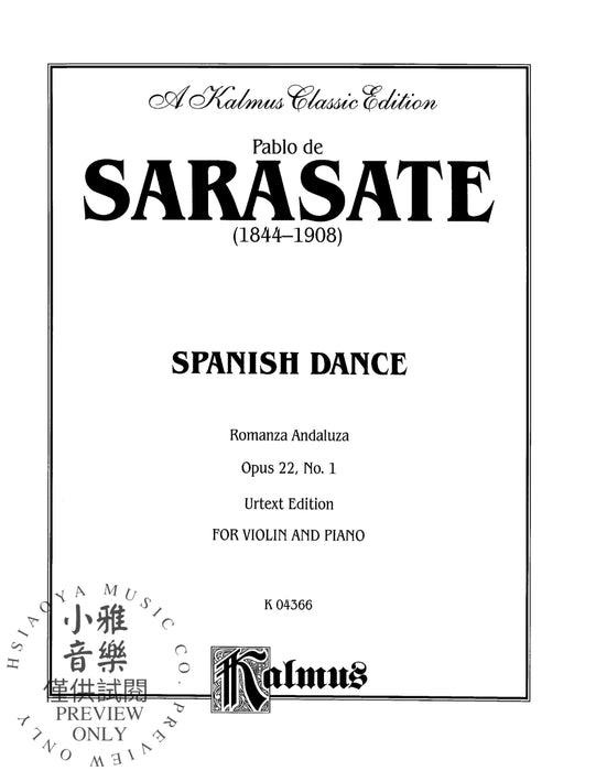 Spanish Dance, Opus 22, No. 1 (Romanza Andaluza) 舞曲 作品 | 小雅音樂 Hsiaoya Music