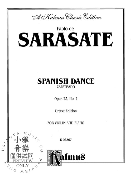 Spanish Dance, Opus 23, No. 2 (Zapateado) 舞曲 作品 | 小雅音樂 Hsiaoya Music
