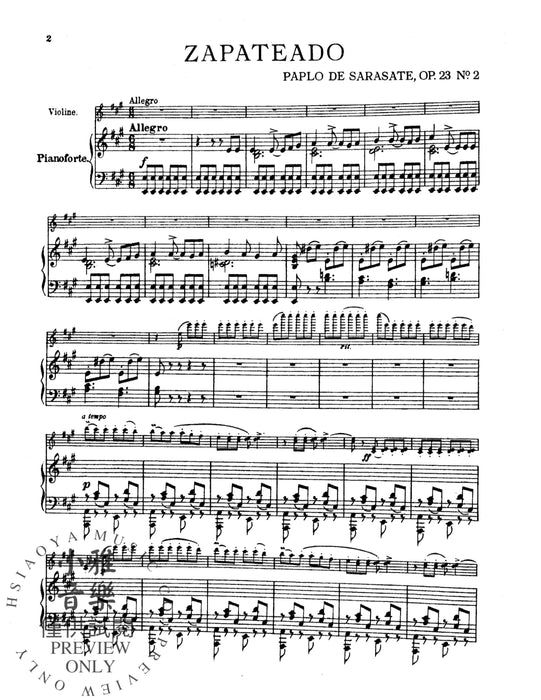 Spanish Dance, Opus 23, No. 2 (Zapateado) 舞曲 作品 | 小雅音樂 Hsiaoya Music