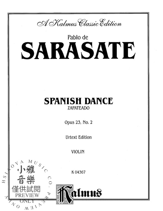 Spanish Dance, Opus 23, No. 2 (Zapateado) 舞曲 作品 | 小雅音樂 Hsiaoya Music