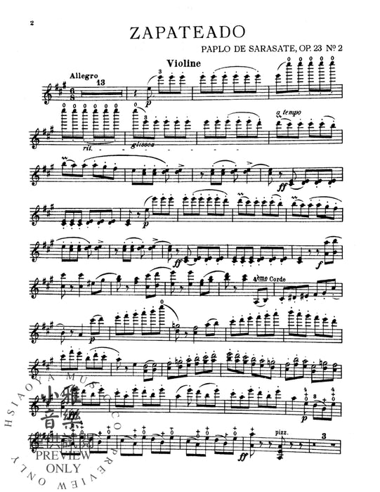 Spanish Dance, Opus 23, No. 2 (Zapateado) 舞曲 作品 | 小雅音樂 Hsiaoya Music