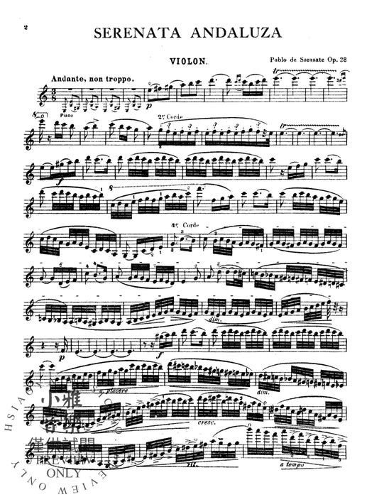 Spanish Dance, Opus 28 (Serenata Andaluza) 舞曲 作品 | 小雅音樂 Hsiaoya Music