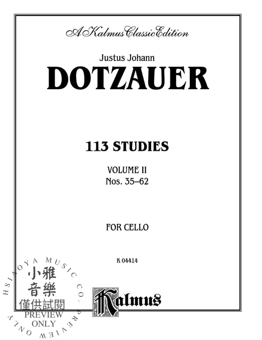 113 Studies, Volume II 多曹兒 | 小雅音樂 Hsiaoya Music
