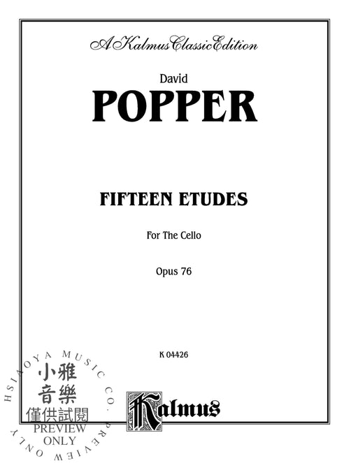 Fifteen Etudes for Cello, Opus 76 波珀爾 練習曲 大提琴 作品 | 小雅音樂 Hsiaoya Music