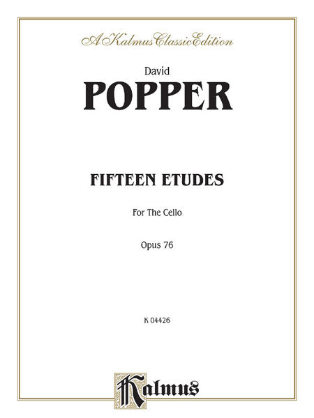 Fifteen Etudes for Cello, Opus 76 波珀爾 練習曲 大提琴 作品 | 小雅音樂 Hsiaoya Music