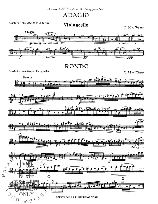 Adagio and Rondo 韋伯卡爾 慢板 迴旋曲 | 小雅音樂 Hsiaoya Music