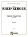 Twelve Fughettas, Opus 123B 萊因貝格爾 作品 | 小雅音樂 Hsiaoya Music