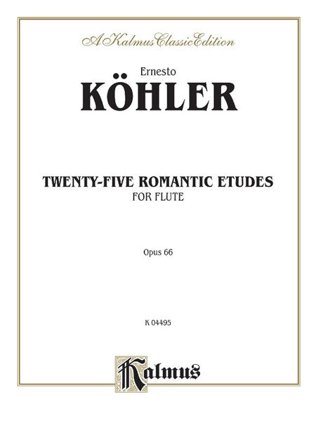 Twenty-five Romantic Etudes, Opus 66 練習曲 作品 | 小雅音樂 Hsiaoya Music