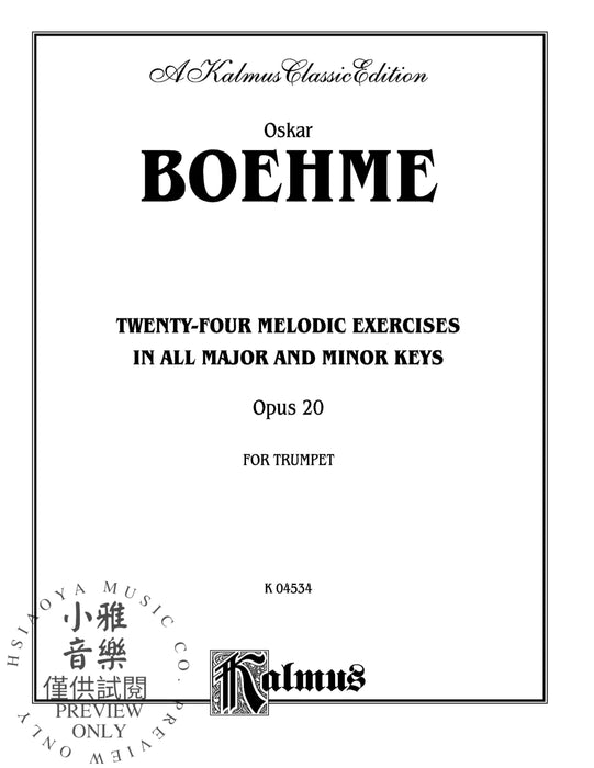 Twenty-four Melodic Exercises, Opus 20 練習曲 作品 | 小雅音樂 Hsiaoya Music