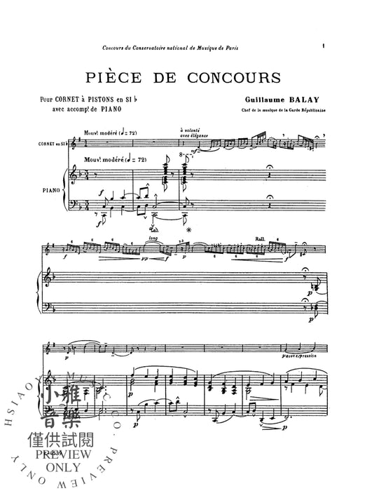 Piece de Concours 小品 | 小雅音樂 Hsiaoya Music