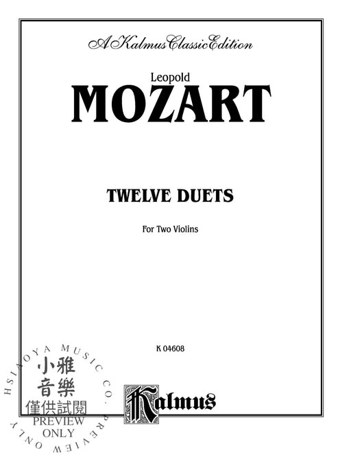 Twelve Duets 莫札特,雷歐波德 二重奏 | 小雅音樂 Hsiaoya Music