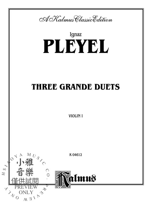Three Grande Duets, Opus 69 普雷耶爾 二重奏 作品 | 小雅音樂 Hsiaoya Music