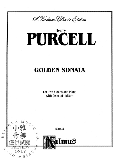 Golden Sonata 珀瑟爾 奏鳴曲 | 小雅音樂 Hsiaoya Music