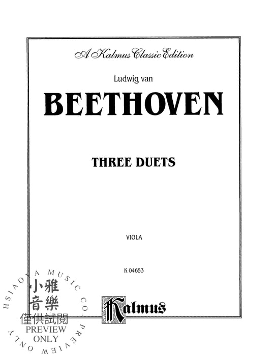Three Duets 貝多芬 二重奏 | 小雅音樂 Hsiaoya Music