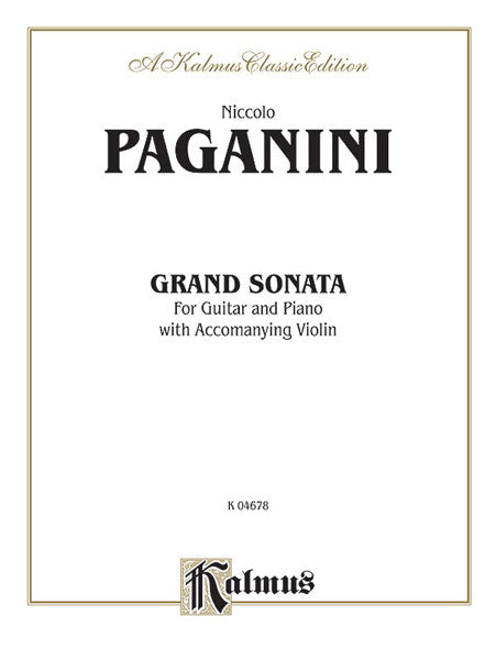 Grand Sonata For Guitar and Piano with Accompanying Violin 帕格尼尼 奏鳴曲 吉他 鋼琴 小提琴 | 小雅音樂 Hsiaoya Music