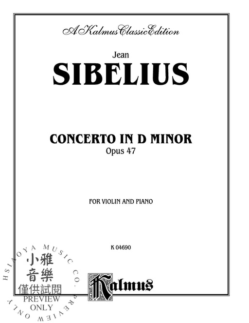 Concerto in D Minor, Opus 47 西貝流士 協奏曲 作品 | 小雅音樂 Hsiaoya Music