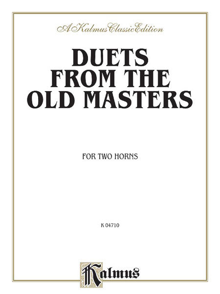 Duets from the Old Masters for Two Horns (from Schubert, Telemann, Turraschmiedt, and others) 二重奏 | 小雅音樂 Hsiaoya Music