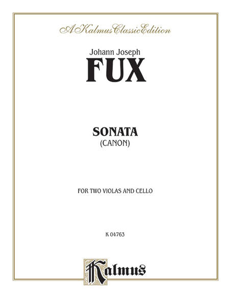 Sonata (Canon) for Two Violas and Basso Continuo 福克司 奏鳴曲 卡農曲 中提琴 | 小雅音樂 Hsiaoya Music