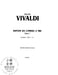 Sonatas de Camera a Tre, Opus 1 (Volume II, Nos. 7-12) 韋瓦第 奏鳴曲 作品 | 小雅音樂 Hsiaoya Music
