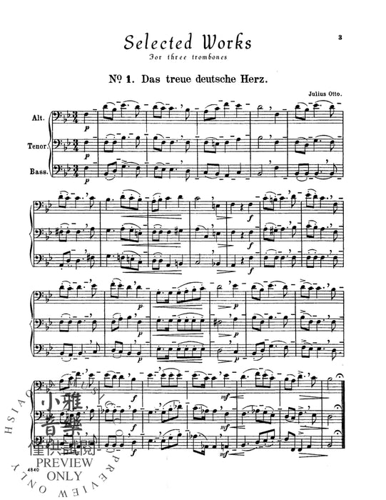 Selected Works for Three Trombones 長號 | 小雅音樂 Hsiaoya Music