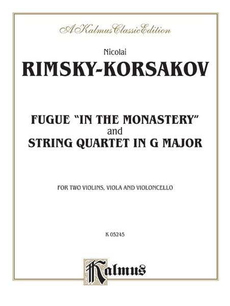 Two String Quartets: Fugue "In the Monastery" and String Quartet in G Major For Two Violins, Viola and Violoncello 弦樂 四重奏 復格曲 弦樂四重奏 小提琴 中提琴 大提琴 | 小雅音樂 Hsiaoya Music
