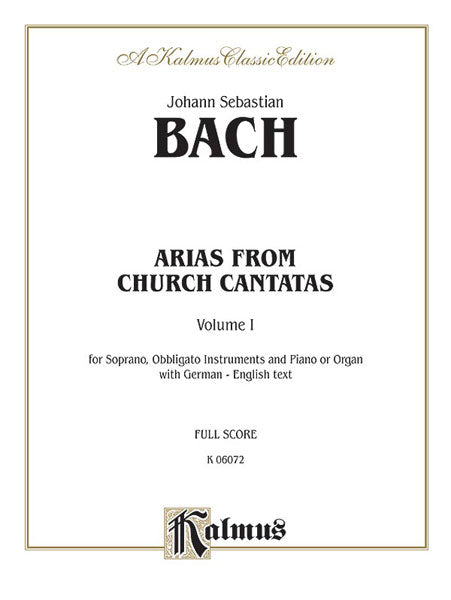 Soprano Arias from Church Cantatas, Volume I (Sacred) 巴赫約翰‧瑟巴斯提安 詠唱調 清唱劇 | 小雅音樂 Hsiaoya Music