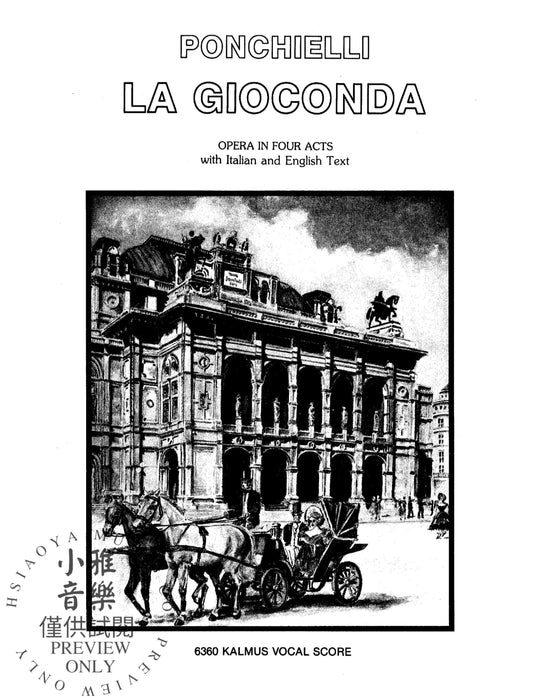 La Gioconda 龐吉耶利 喬空達 | 小雅音樂 Hsiaoya Music
