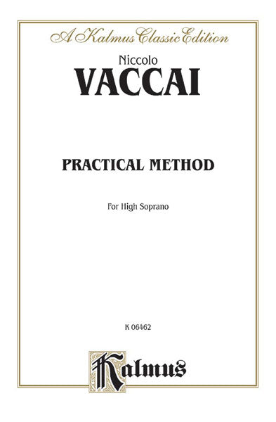 Practical Vocal Method for High Soprano Vocal Score and Piano Accompaniment with English and Italian Text 聲樂總譜 鋼琴 伴奏 | 小雅音樂 Hsiaoya Music