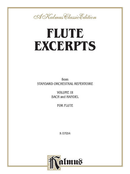 Flute Excerpts, Book III 長笛 | 小雅音樂 Hsiaoya Music