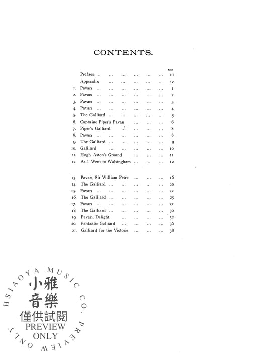 Collection of Twenty-One Pieces for Organ 拜爾德 小品 管風琴 | 小雅音樂 Hsiaoya Music
