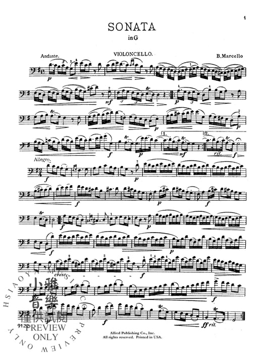 Two Sonatas in G and C 馬爾切羅貝內代托 奏鳴曲 | 小雅音樂 Hsiaoya Music