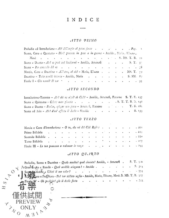 Mose 羅西尼 | 小雅音樂 Hsiaoya Music