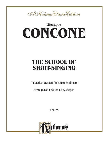 The School of Sight-Singing: Practical Method for Young Beginners (Lutgen) | 小雅音樂 Hsiaoya Music