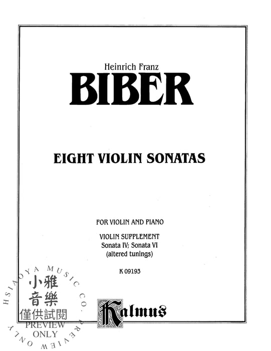 Eight Violin Sonatas 小提琴 奏鳴曲 | 小雅音樂 Hsiaoya Music