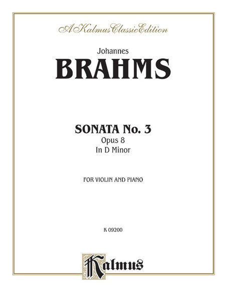Sonata in D Minor, Opus 108 布拉姆斯 奏鳴曲 作品 | 小雅音樂 Hsiaoya Music