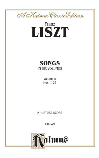 Songs, Volume V 李斯特 | 小雅音樂 Hsiaoya Music