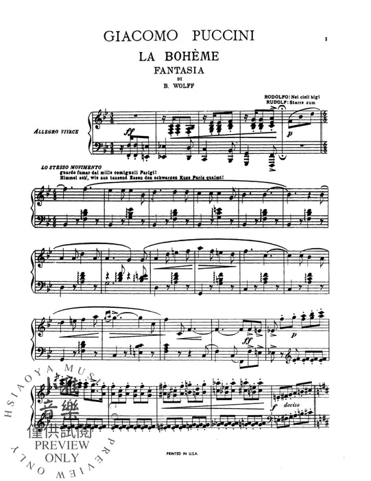 La Boheme Fantasy 幻想曲 | 小雅音樂 Hsiaoya Music