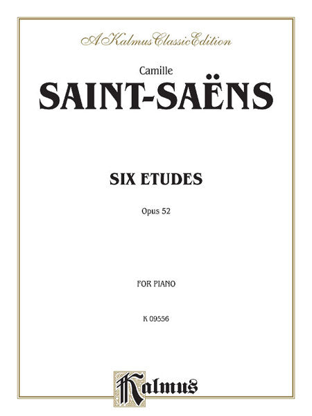 Six Etudes, Opus 52 聖桑斯 練習曲 作品 | 小雅音樂 Hsiaoya Music