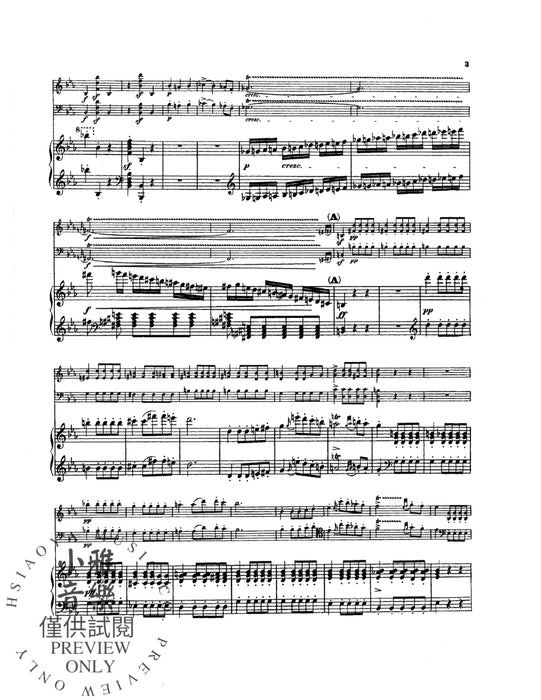 Trio No. 2 in E-flat Major, Opus 100 舒伯特 三重奏 作品 | 小雅音樂 Hsiaoya Music