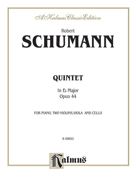 Quintet, Opus 44 舒曼羅伯特 五重奏 作品 | 小雅音樂 Hsiaoya Music