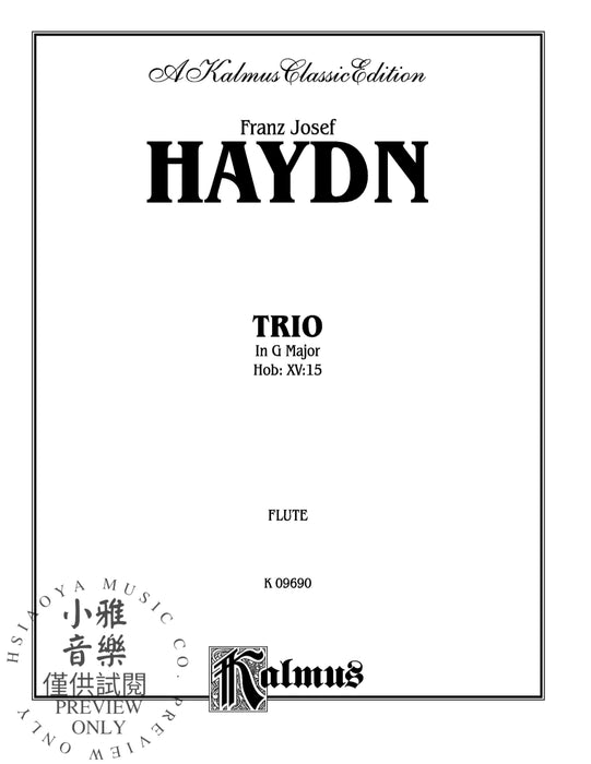 Trio in G Major (Hob: XV:15) For Piano, Flute and Cello 海頓 三重奏 鋼琴 長笛 大提琴 | 小雅音樂 Hsiaoya Music